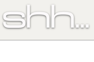 shh website | Design Paul Browning